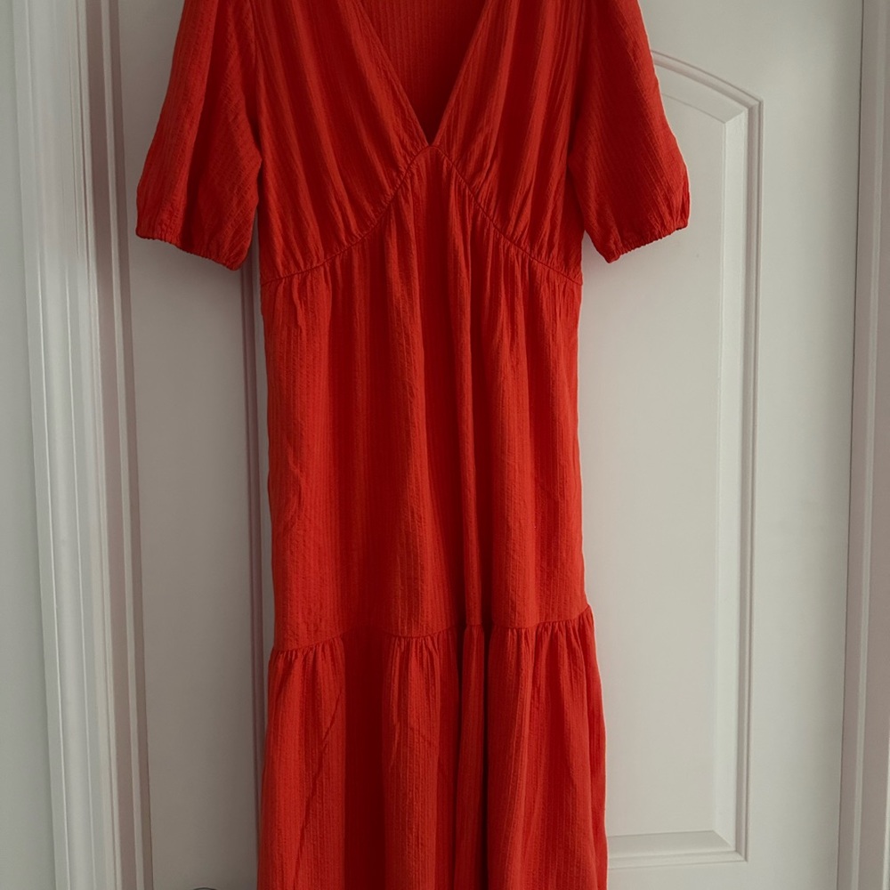 Boden Scarlet Ribbed Dress